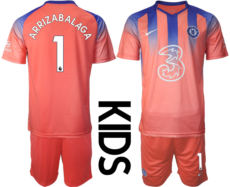 2021 Chelsea FC away Youth #1 soccer jerseys->youth soccer jersey->Youth Jersey